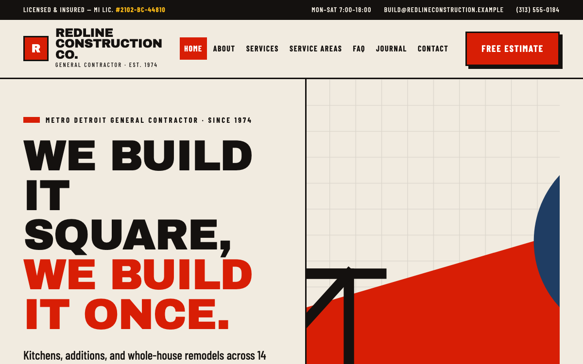 Redline — Constructivist Contractor preview